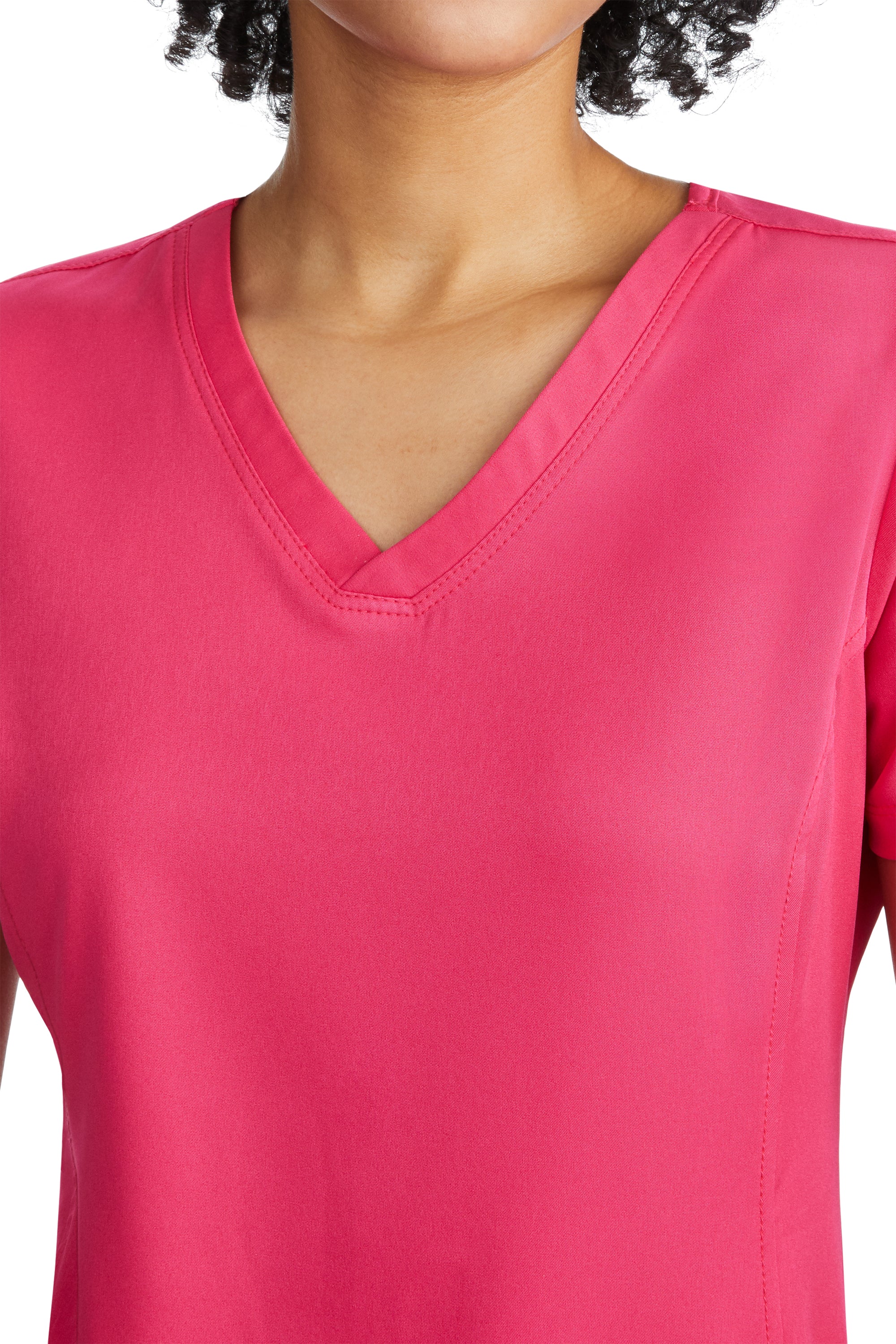 Monica V-Neck Top Pink