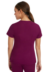 Monica V-Neck Top Wine