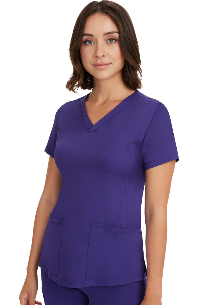 Monica V-Neck Top Grape