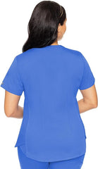 Women's V-Neck Scrub Top Ceil Blue