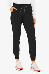 Women’s Yoga Jogger Scrub Pant Black