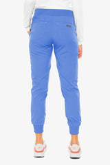 Women’s Yoga Jogger Scrub Pant Ceil Blue