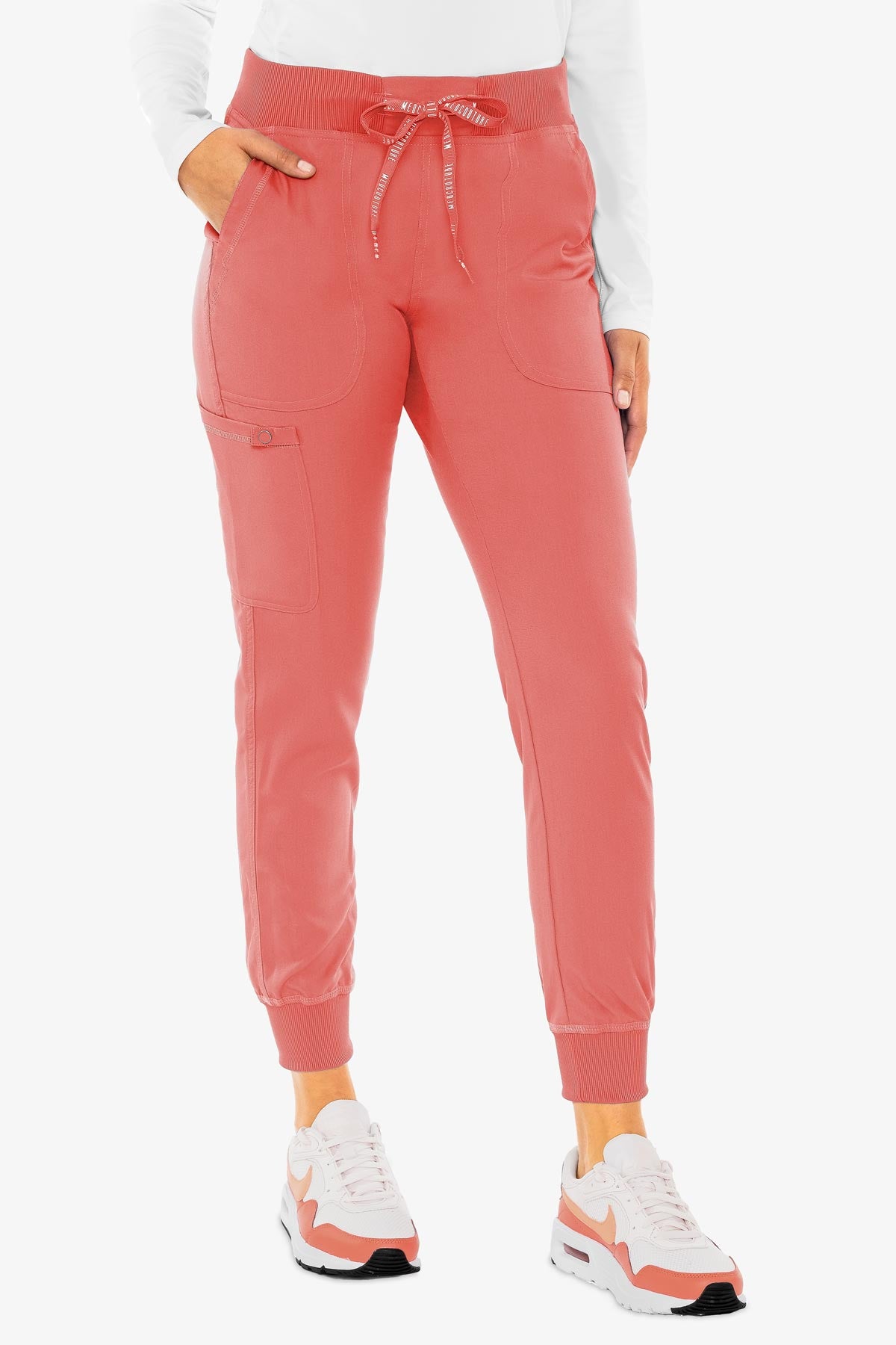 Women’s Yoga Jogger Scrub Pant Coral