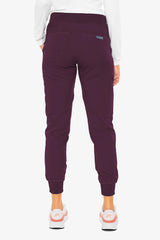 Women’s Yoga Jogger Scrub Pant Wine