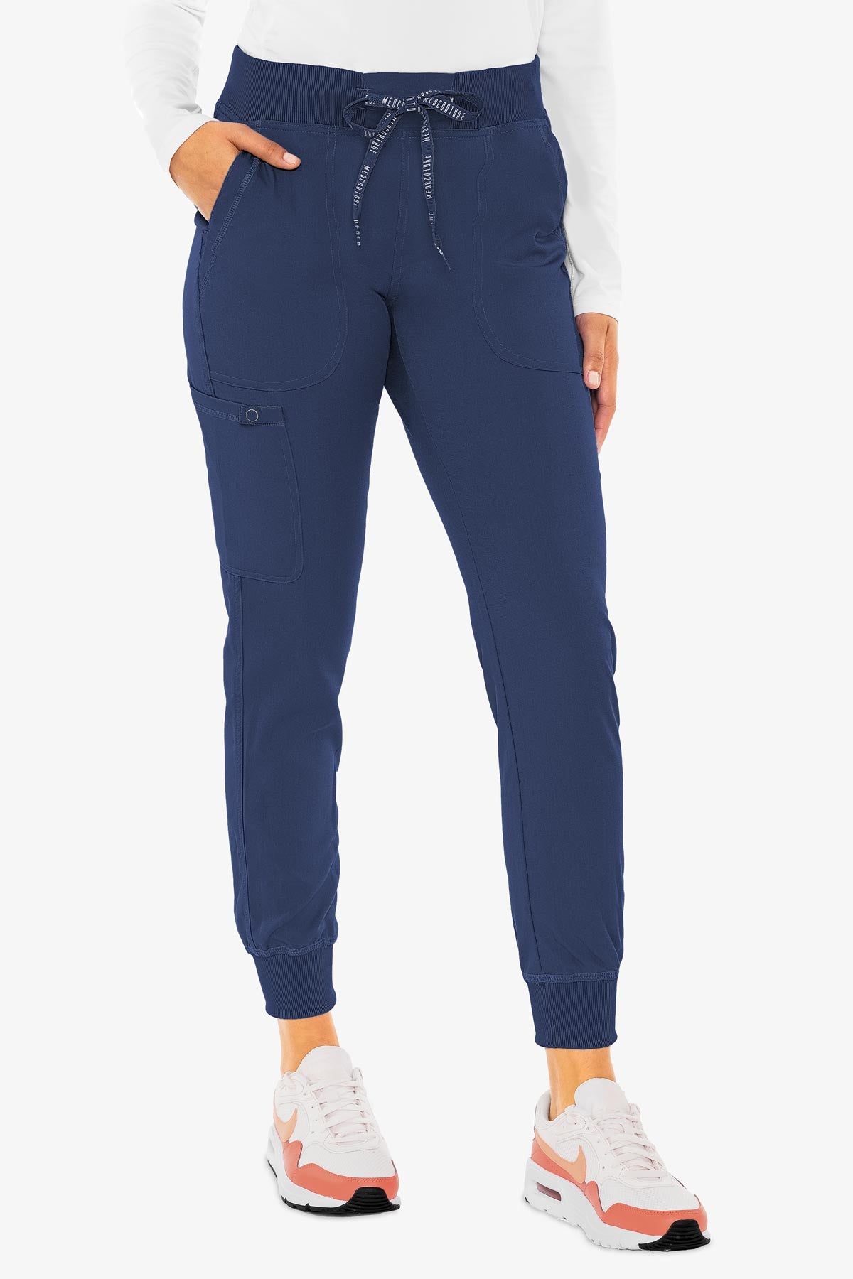 Women’s Yoga Jogger Scrub Pant Navy Blue