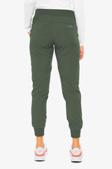 Women’s Yoga Jogger Scrub Pant Olive Green