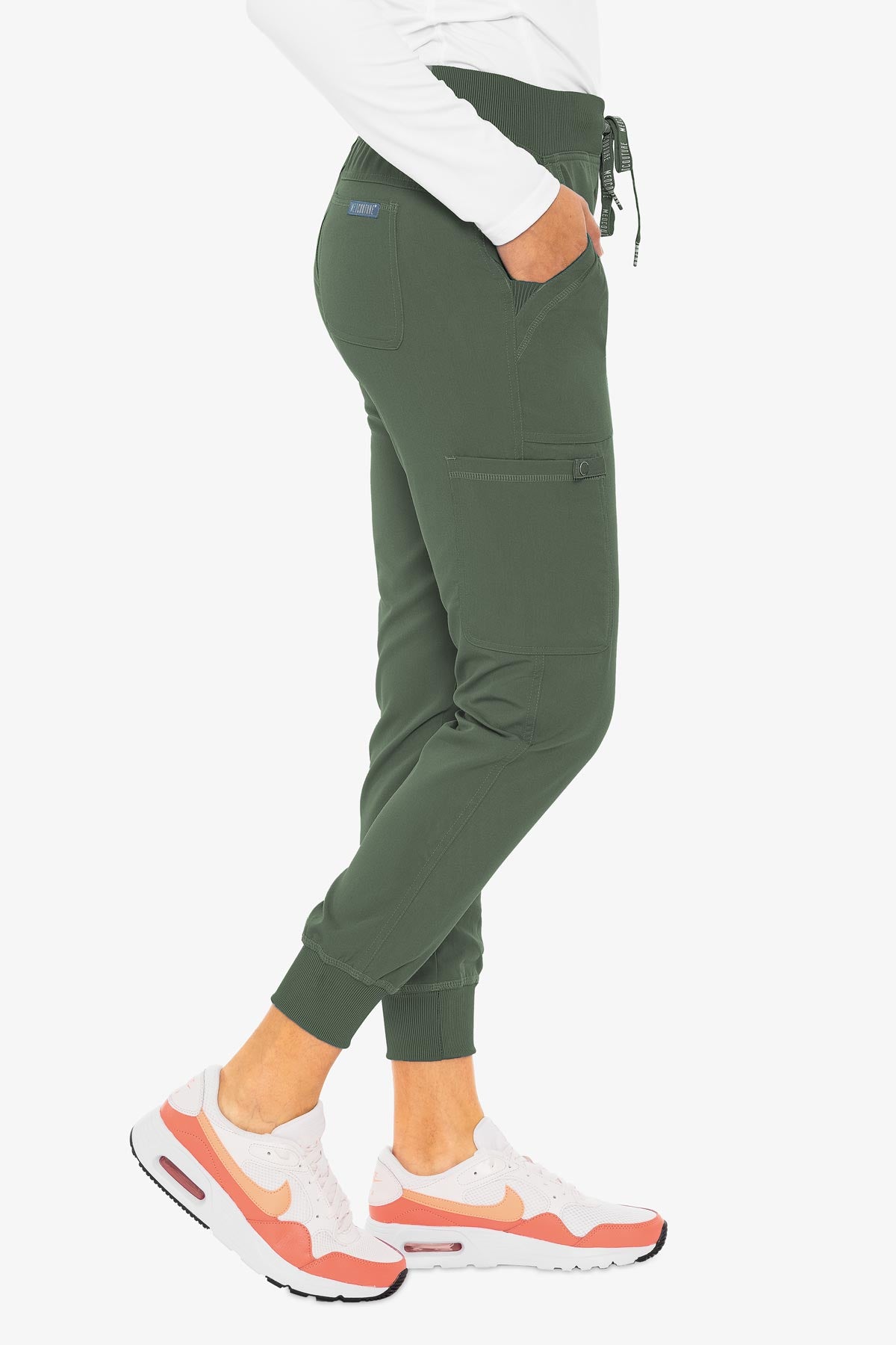 Women’s Yoga Jogger Scrub Pant Olive Green