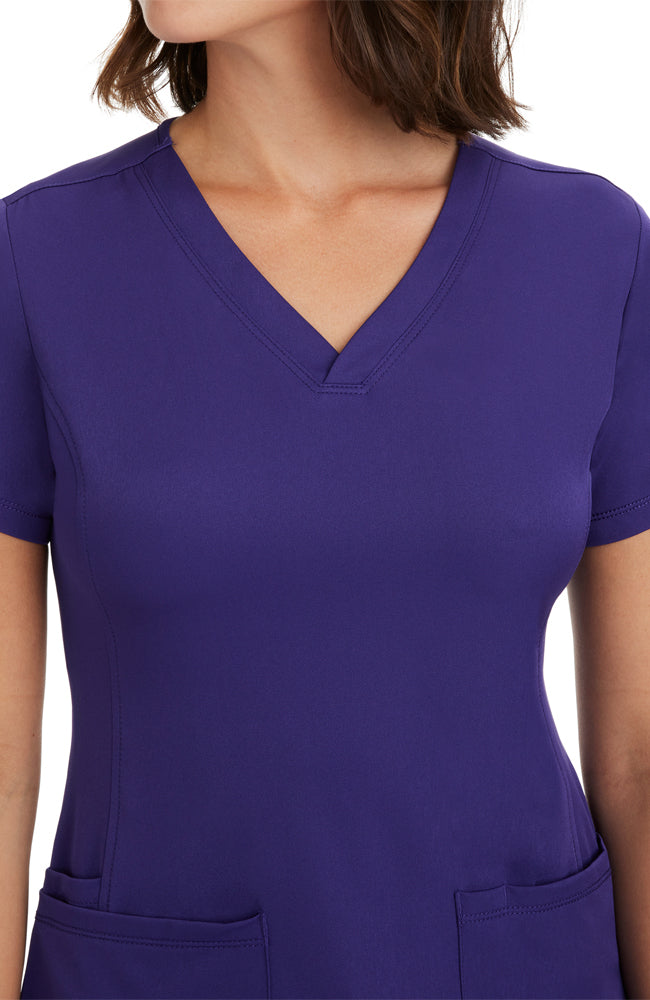 Monica V-Neck Top Grape