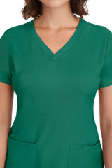 Monica V-Neck Top Hunter