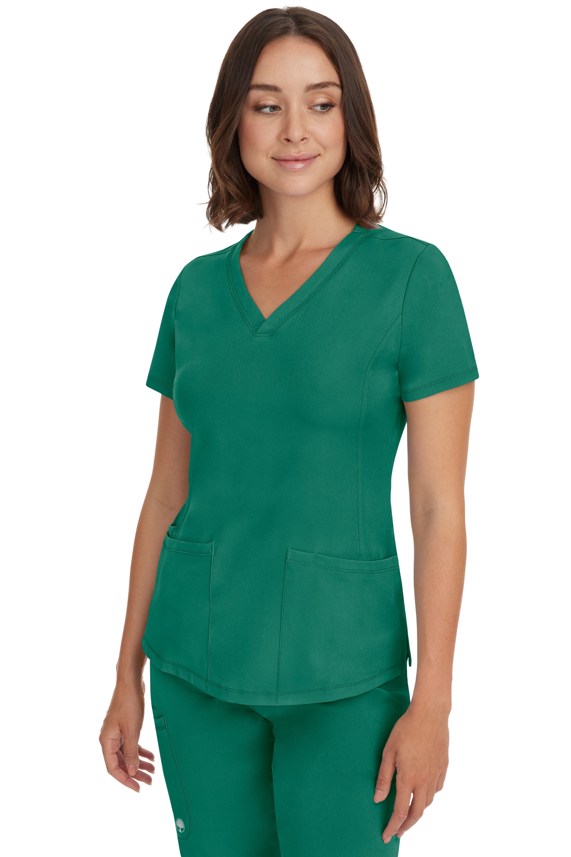 Monica V-Neck Top Hunter