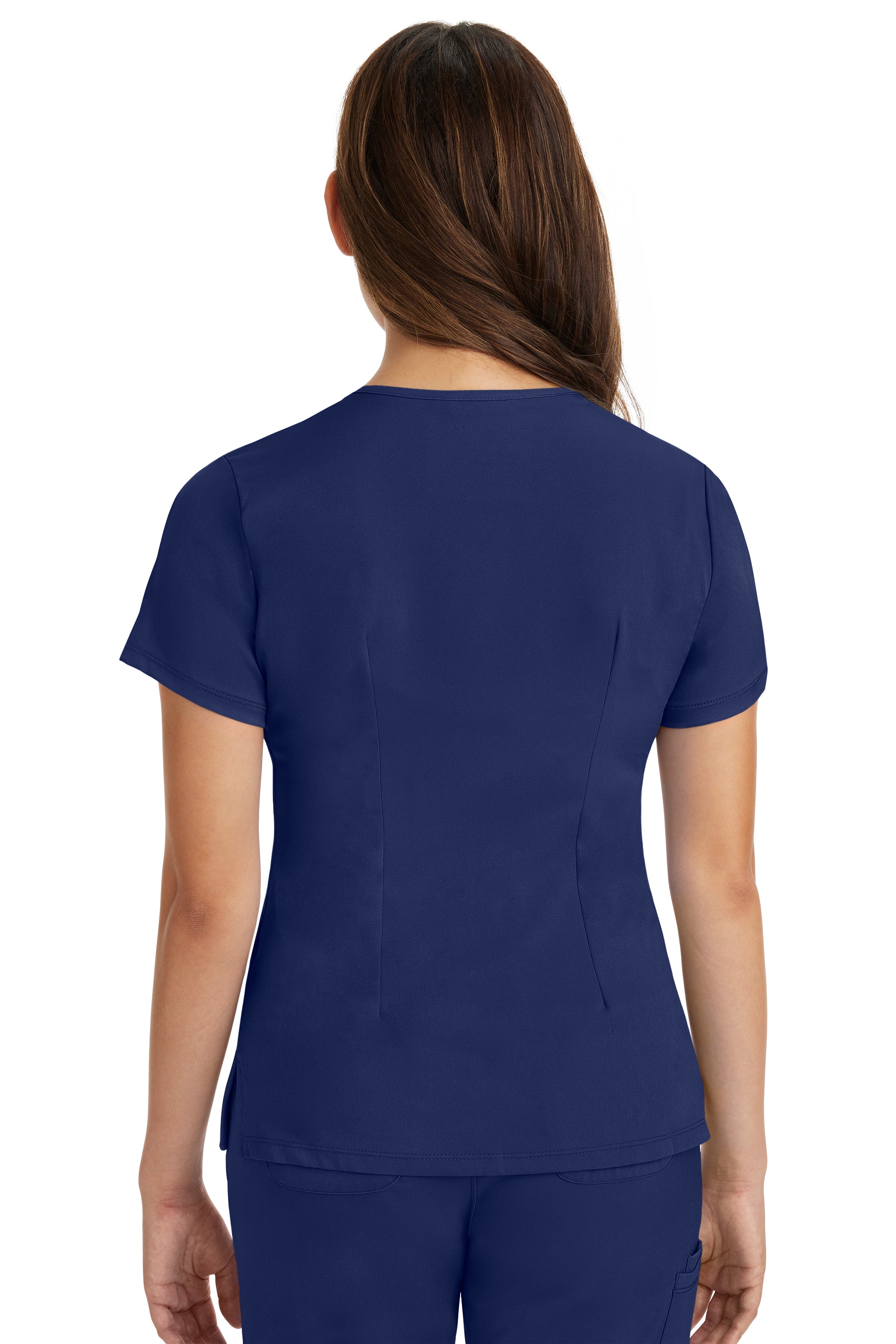 Monica V-Neck Top Navy