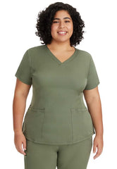 Monica V-Neck Top Olive