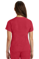 Monica V-Neck Top Red