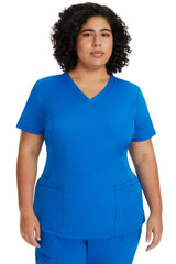 Monica V-Neck Top Royal