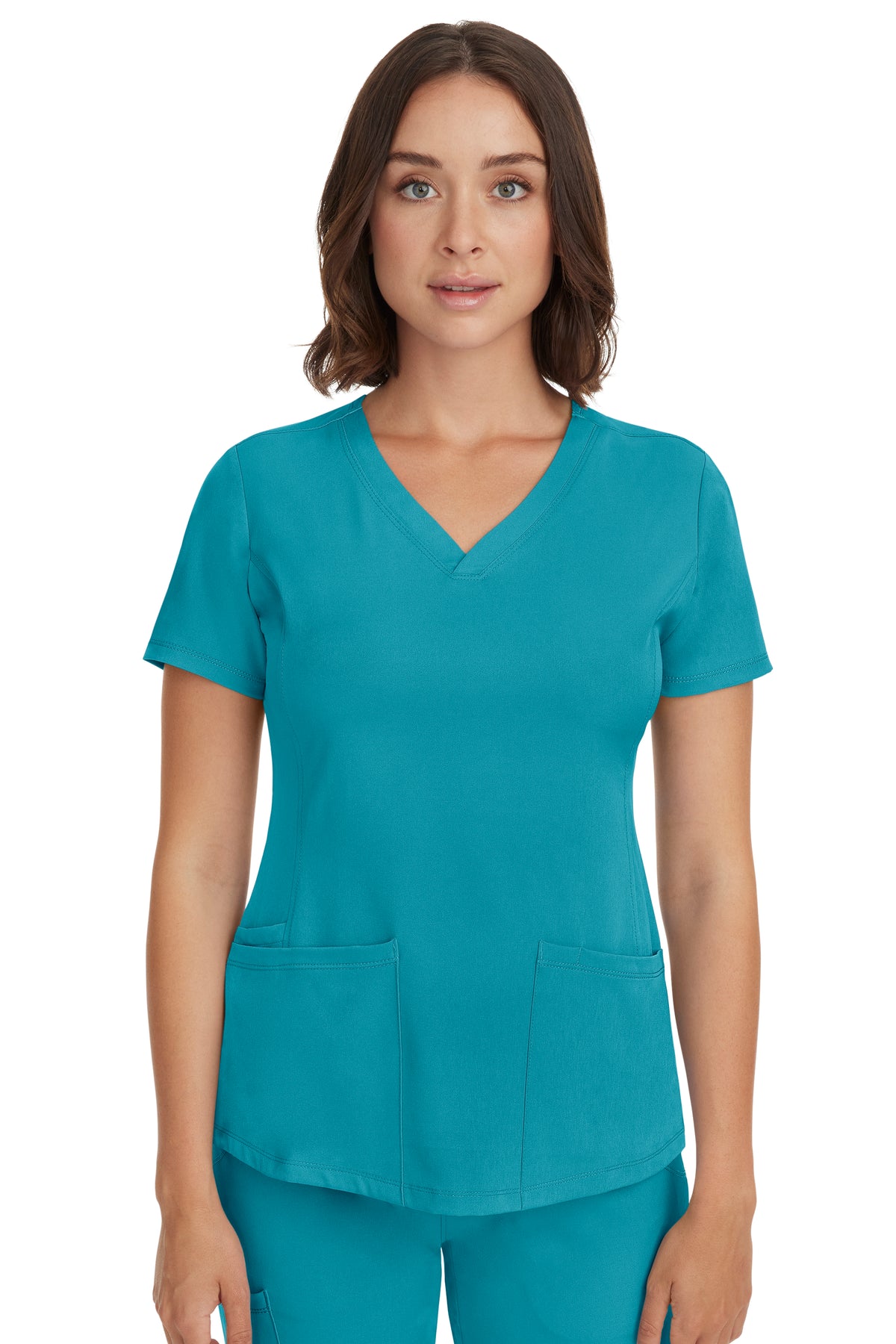 Monica V-Neck Top Teal