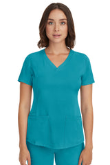 Monica V-Neck Top Teal