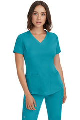Monica V-Neck Top Teal