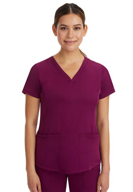 Monica V-Neck Top Wine