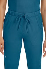 Rebecca Drawstring Flare Scrub Pant Caribbean