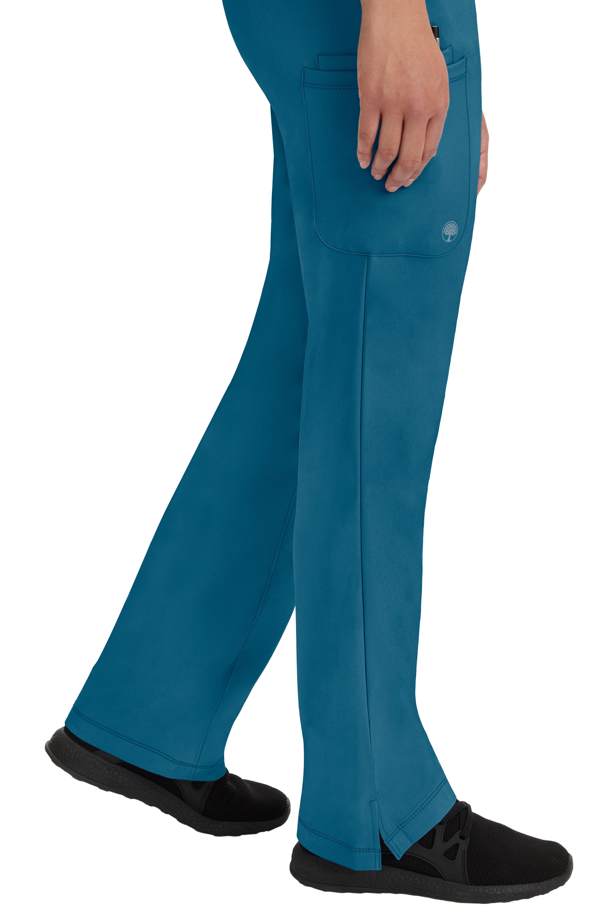 Rebecca Drawstring Flare Scrub Pant Caribbean