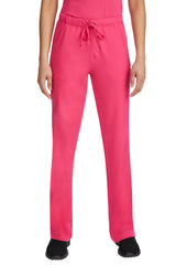 Rebecca Drawstring Flare Scrub Pant Carnation Pink