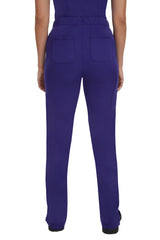 Rebecca Drawstring Flare Scrub Pant Grape