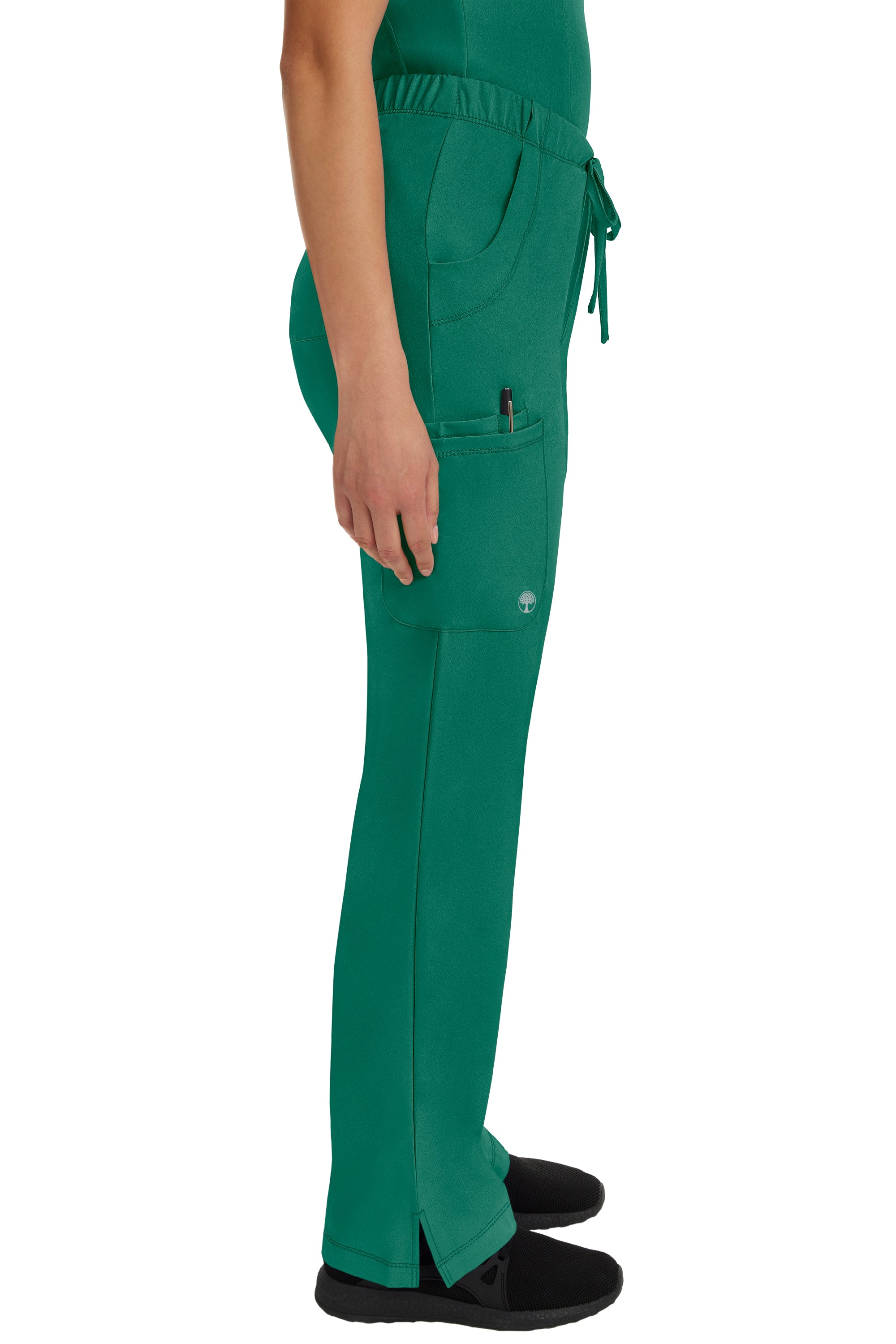 Rebecca Drawstring Flare Scrub Pant Hunter