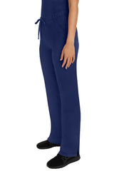 Rebecca Drawstring Flare Scrub Pant Navy