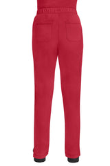 Rebecca Drawstring Flare Scrub Pant Red
