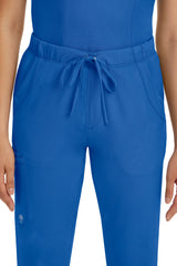 Rebecca Drawstring Flare Scrub Pant Royal