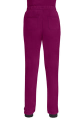 Rebecca Drawstring Flare Scrub Pant Wine