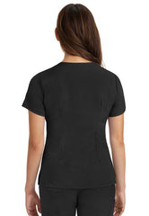 Monica V-Neck Top Black