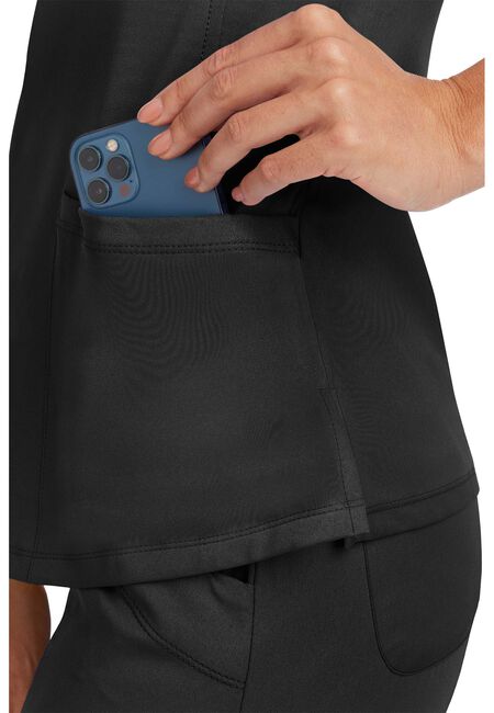 Monica V-Neck Top Black